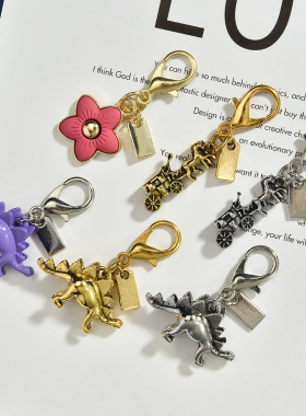 Saber Tooth Dragon Flower Bag Pendant Fashion Personality Ke