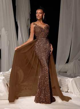 2025 Women's Prom Dress Long Dress Elegant Fashion Elegant L