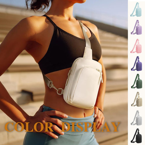 Shoulder Crossbody Bag Polyester Waterproof Fabric Chest Tre