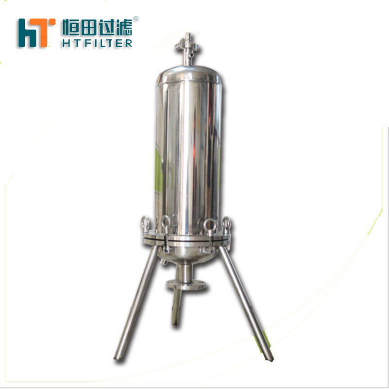 厂家多滤芯定制不锈钢法兰接口精密微孔膜滤芯式过滤器