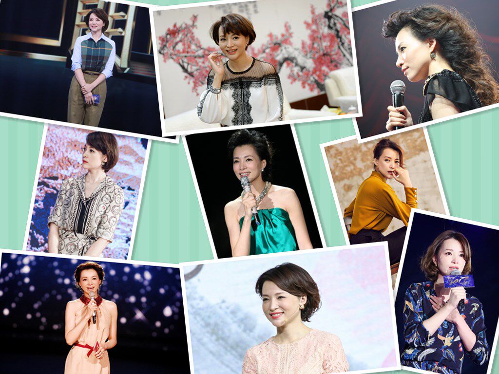 董卿 播音 春晚主持人个人高清经典写真照片相片明信片塑封定制