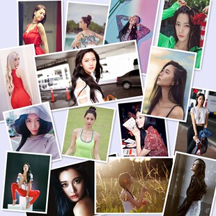 克拉拉李成敏CLARA LEE英籍韩裔美女高清周边写真照片塑封定制