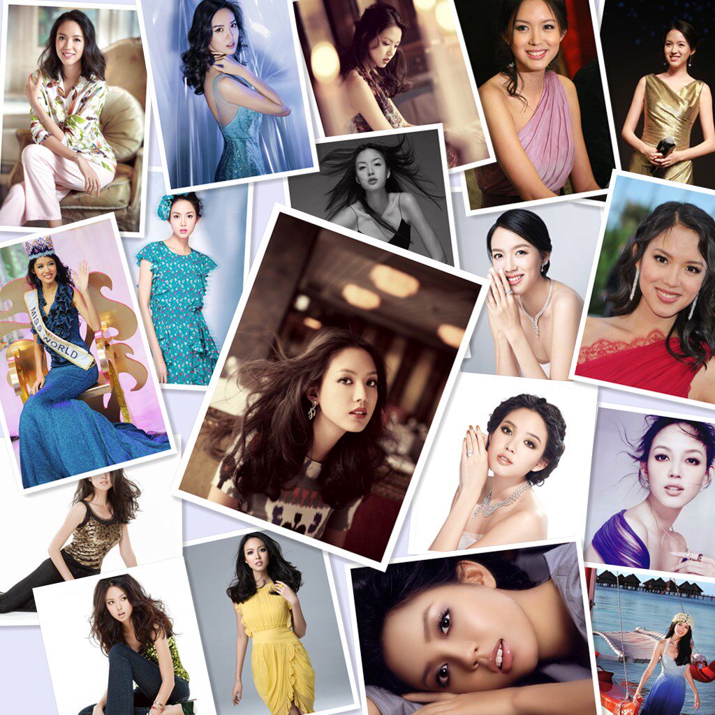 张梓琳Eileen世界小姐体育健将超模演个人高清写真照片相片明信片