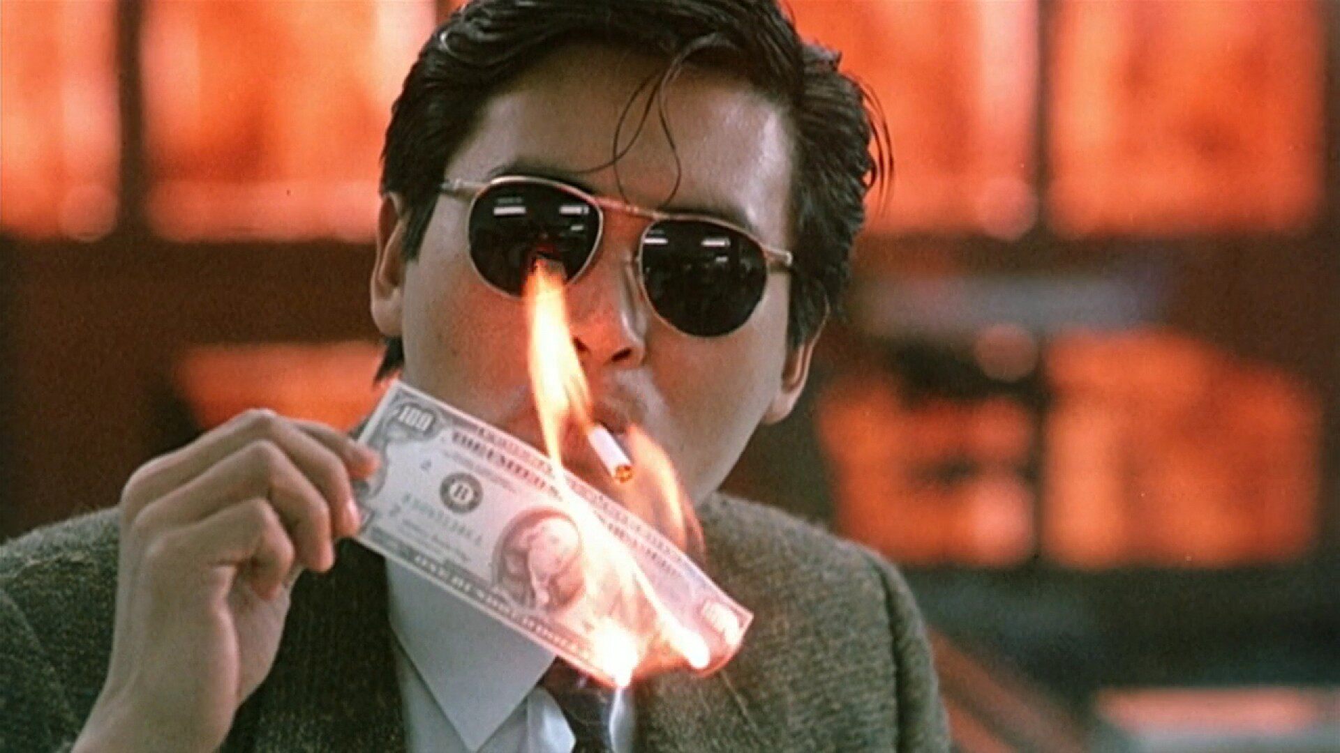 周润发Chow Yun fat 影帝发哥香港电影标志 个人年轻经典写真照片