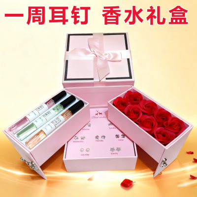 生日礼物一周耳钉高级实用送女生