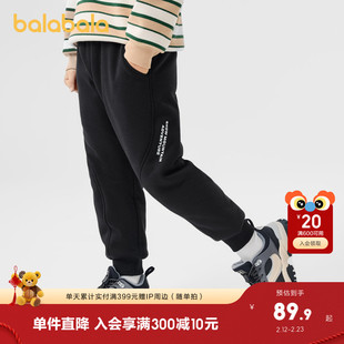 巴拉巴拉童装儿童裤子男童长裤秋冬装束脚裤洋气百搭休闲大童运动
