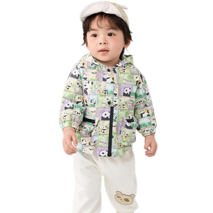 巴拉巴拉宝宝外套男童上衣两件套时尚休闲可爱萌趣保暖一衣三穿潮