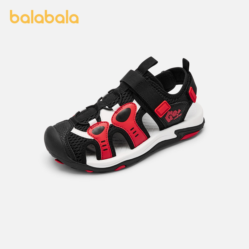 巴拉巴拉童鞋运动凉鞋儿童男童沙滩鞋夏季网面透气防滑鞋镂空包头