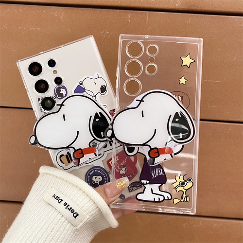 适用于Samsung S26Ultra 卡通史努比TPU保护套 Galaxy S25Plus S24 S23U NOTE20Ultra手机壳