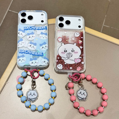 For iphone18 15 16 卡通吉依卡哇全包流沙TPU+PC保护套 苹果17 pro max 手机壳