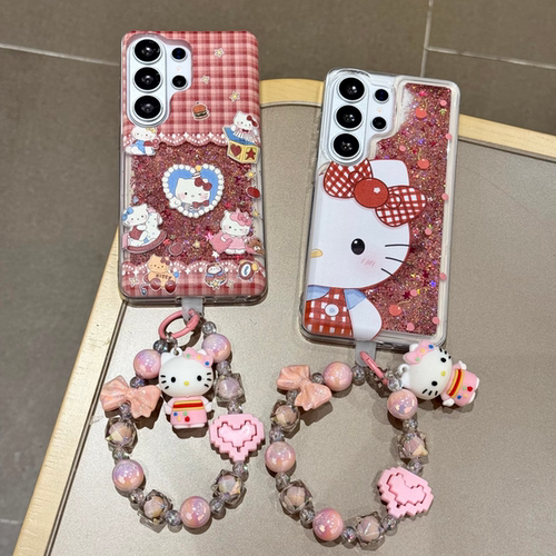适用于Samsung S26Ultra 韩风KT猫TPU+PC保护套 Galaxy S25Plus S24 S23U手机壳