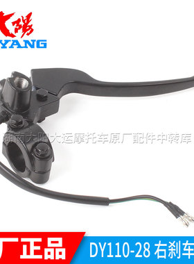 大阳摩托车原厂配件DY110-28/28A宝宝2代/110-12前刹闸把右镜座刹