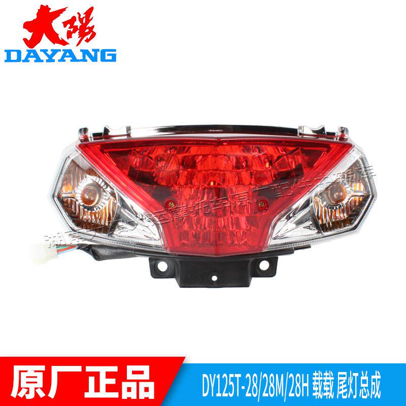 大阳摩托车配件载载DY125T-28/125T-28M后尾灯总成刹车灯后转向灯