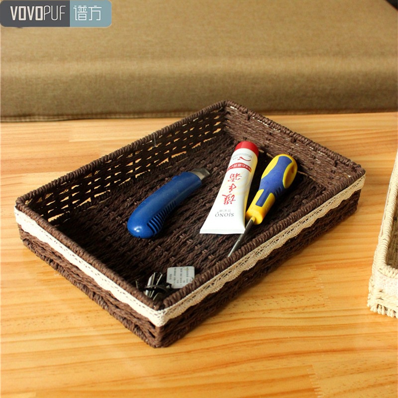 歐式玄關鑰匙收納盒桌面零錢筐進門口鞋櫃放鑰匙茶幾雜物盤zakka在類目 住宅傢俱, 箱類, 遮擋箱/鑰匙盒中 - 來自Buy2taobao.com提供專業的淘寶代購服務