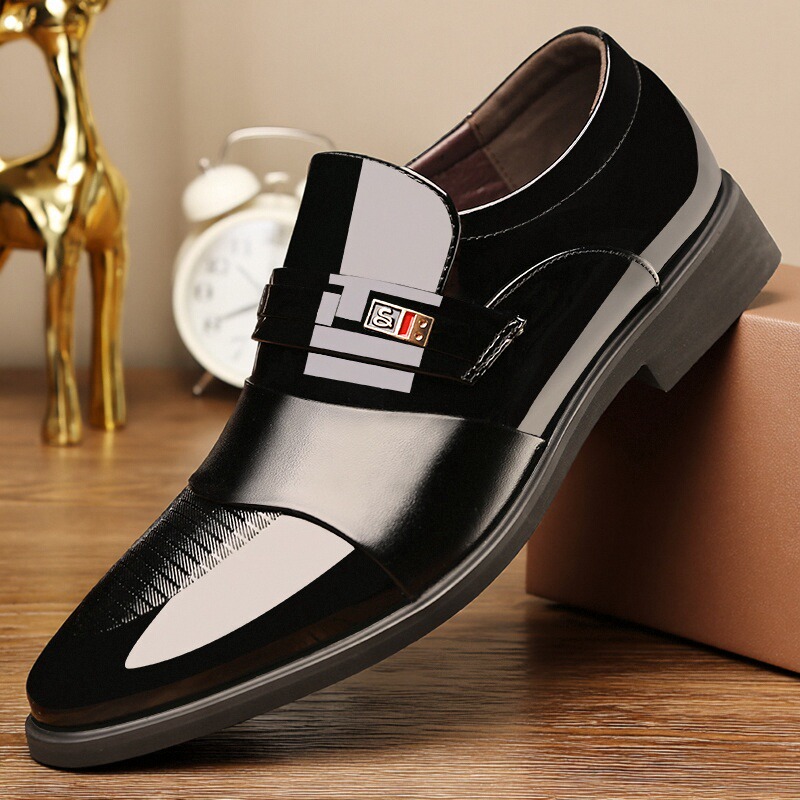 商务正装夏季男士皮鞋内增高增高