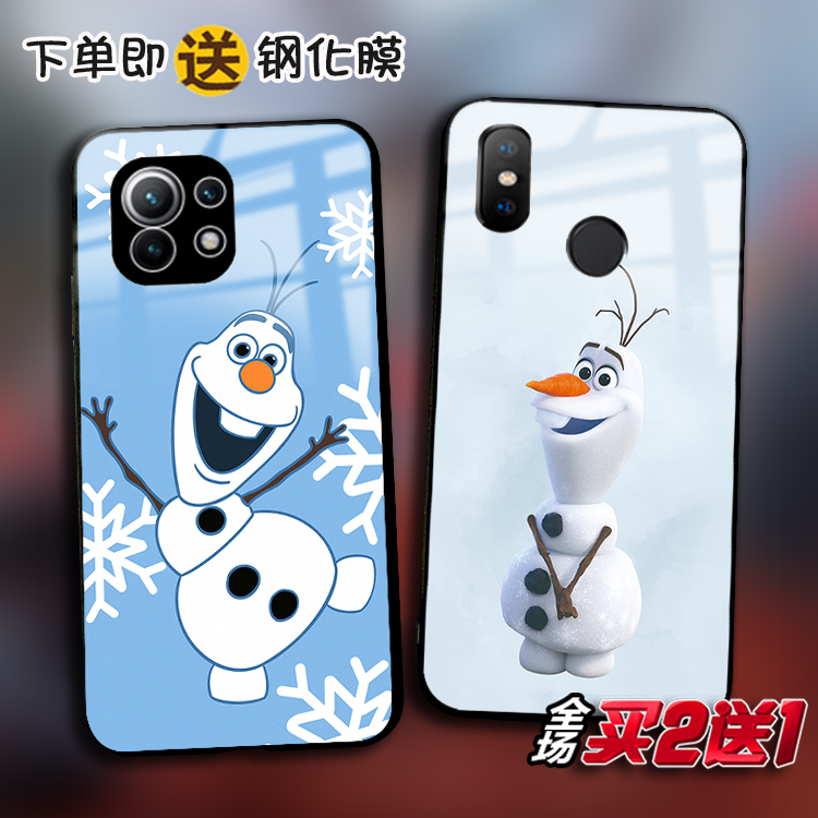 Olaf雪宝适用小米12x 11ultra 10pro任意机型9 8se保护壳mix4 3 2