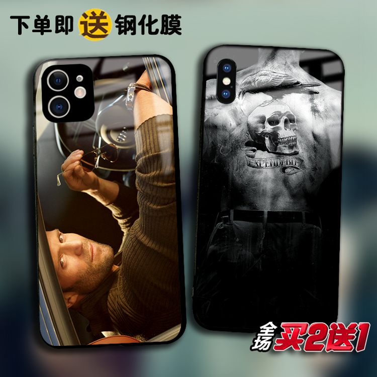杰森斯坦森适用苹果15pro 14plus 13promax 12mini任意机型11pro XSmax XR潮男手机壳876plus定制SE3 2