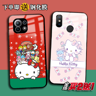 hellokitty猫适用小米14pro 13 12sX 11ultra任意机型civi3红米K60E 50 k40s k30ultra K20pro手机壳note13 9