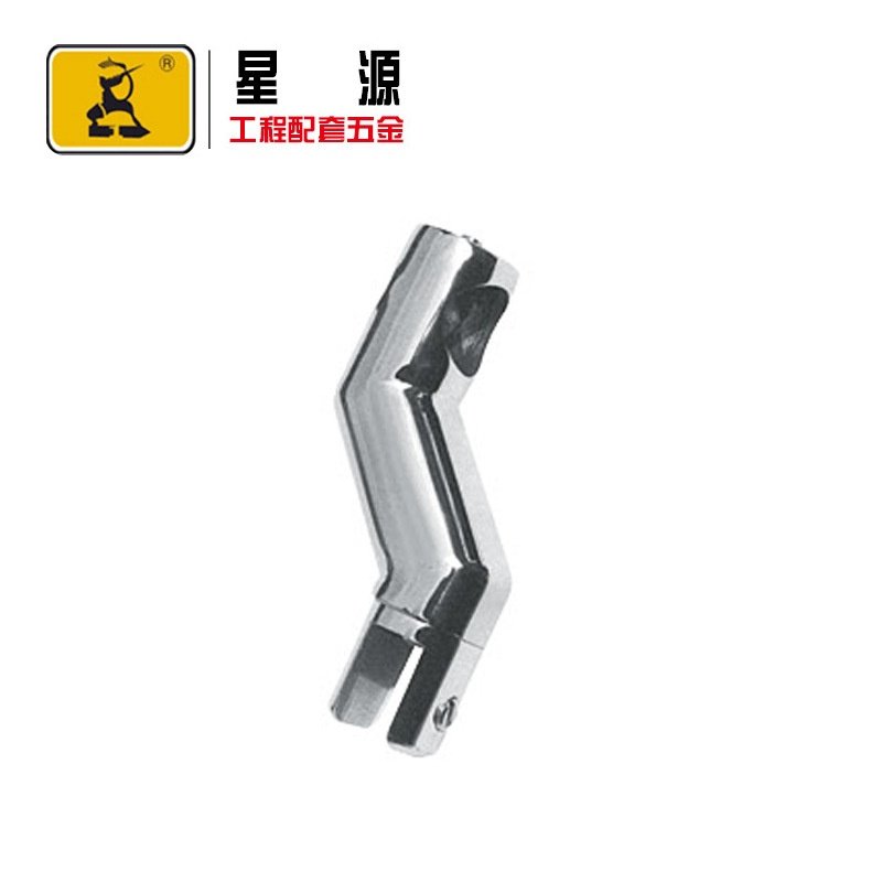 厂家供应方管转角135°不锈钢连接件接头淋浴房拉杆门窗配件