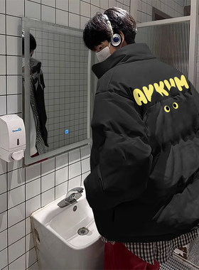 WASSUP美式高街羽绒服男款冬季