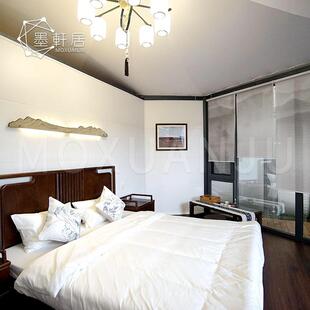 中式风格民宿帐篷尖顶酒店帐篷防水住宿户外帐篷定制野奢酒店帐篷