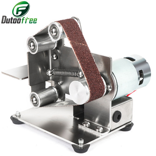 小型迷你砂带机DIY抛光机砂纸机