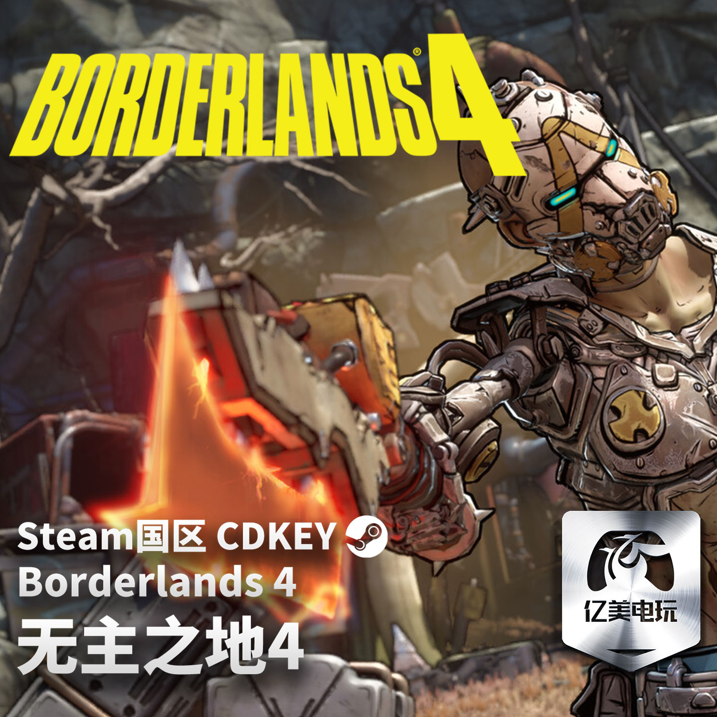 Steam 正版 PC 游戏 无主之地4 国区激活码 CDKEY