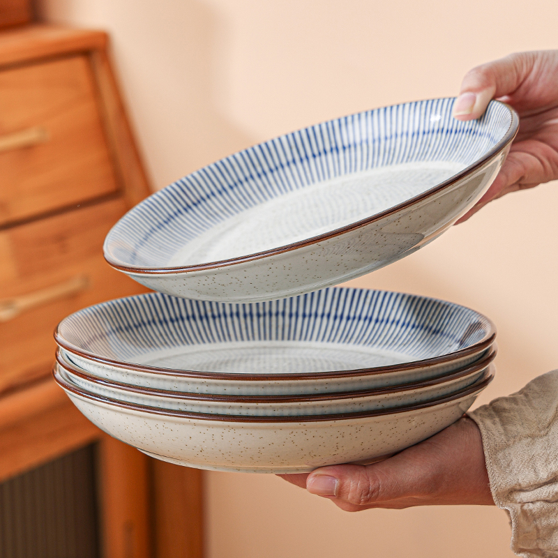 陶瓷釉下彩，日式复古风格