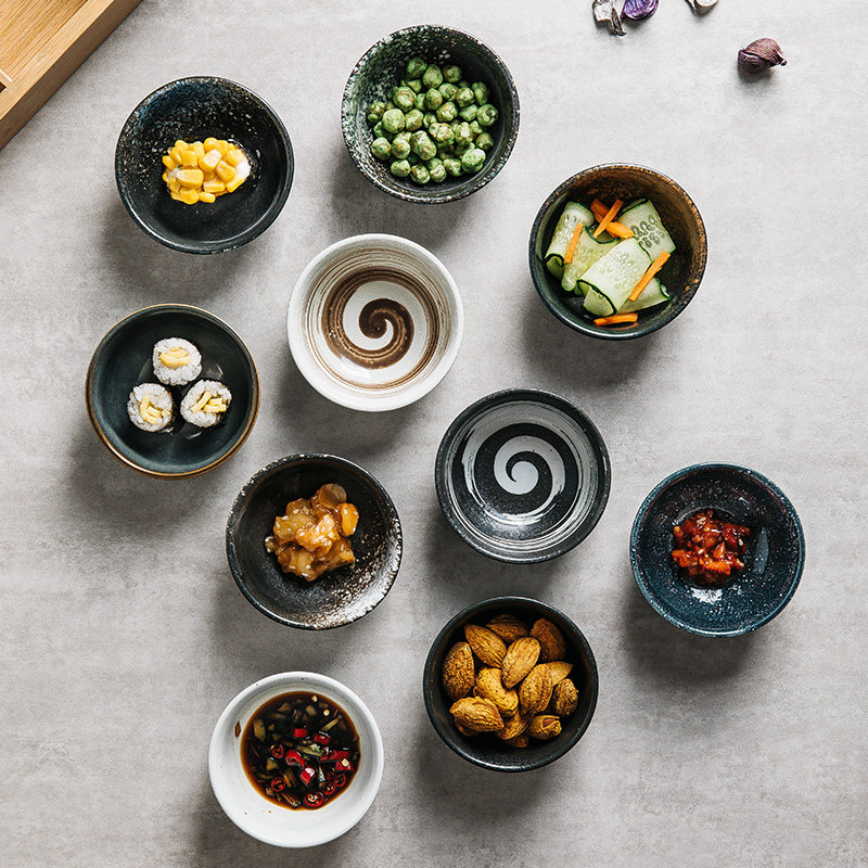 日式陶瓷小吃碗创意火锅油碟碗酱料碗日料碟小菜碟调味碟寿司碗碟,餐饮具,碗,淘宝优惠券,粉丝福利购,淘宝优惠卷