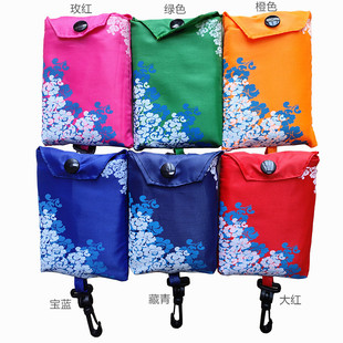 大号便携折叠青花瓷手机环保袋大容量牛津布购物袋礼品袋可印字