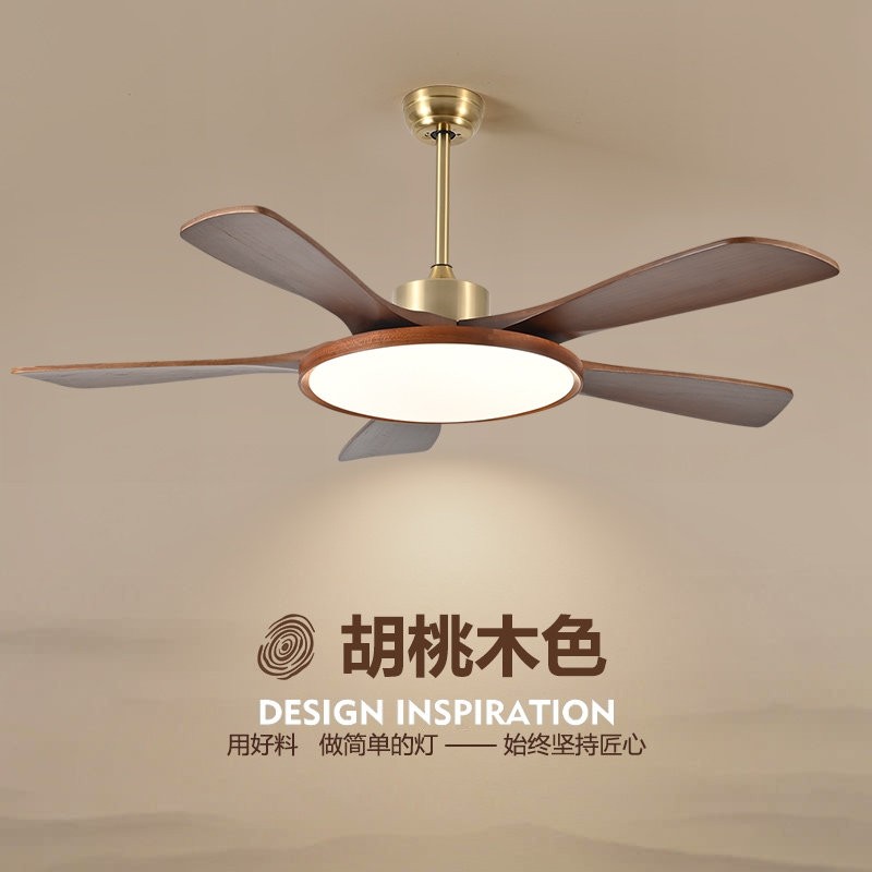 60寸大风力中古风吊扇灯复古家用频实木电风扇吊灯一体客厅餐厅变,家装灯饰光源,风扇灯,淘宝优惠券,粉丝福利购,淘宝优惠卷