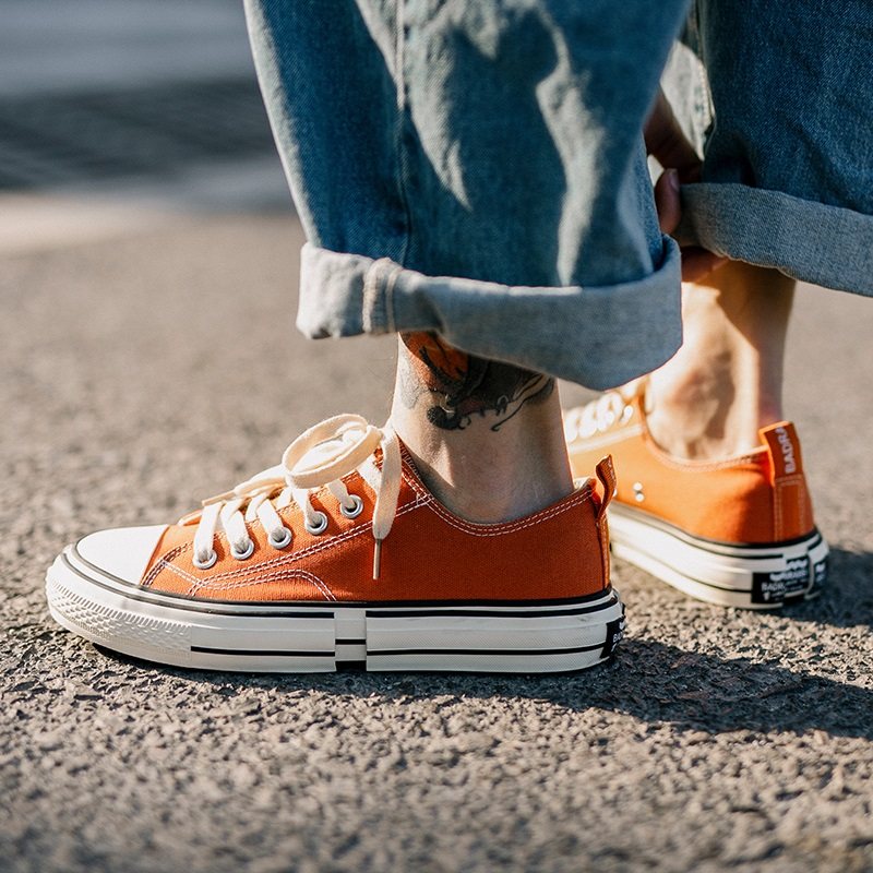 夏季帆布鞋男低幫韓版潮流百搭休閑板鞋複古小髒橘帆布鞋女情侶鞋在類目 流行男鞋, 帆布鞋中 - 來自Buy2taobao.com提供專業的淘寶代購服務