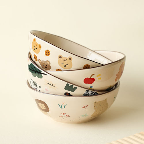ezicok可爱陶瓷酸奶碗
