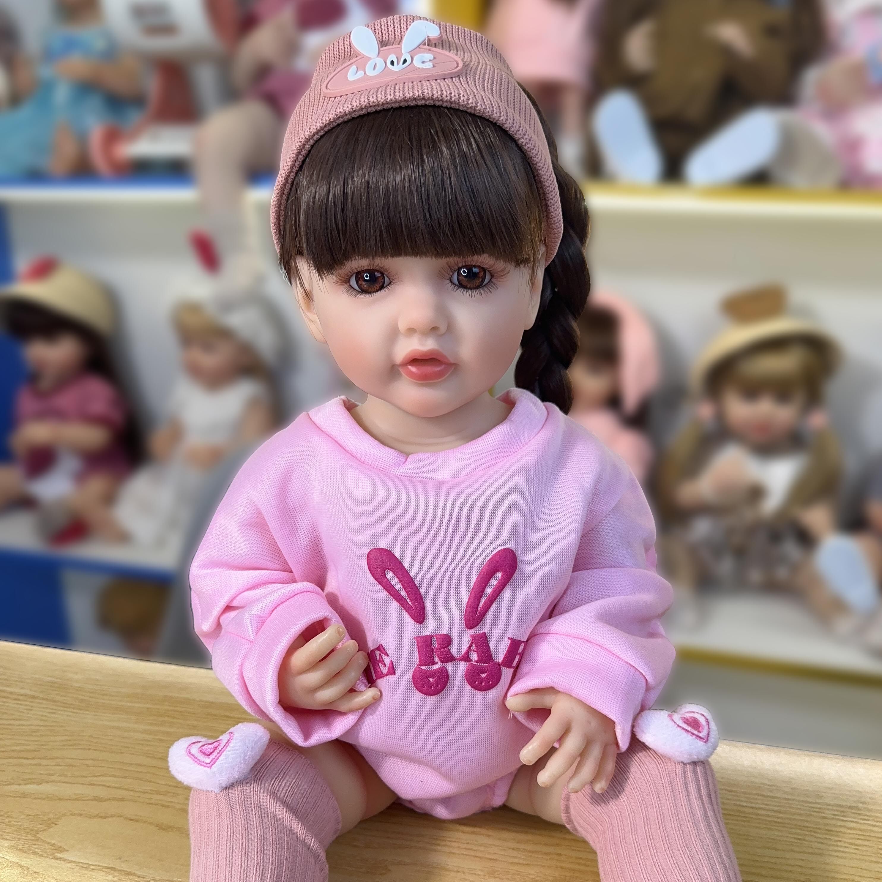 Briskbaby55cm重生娃娃儿童玩具