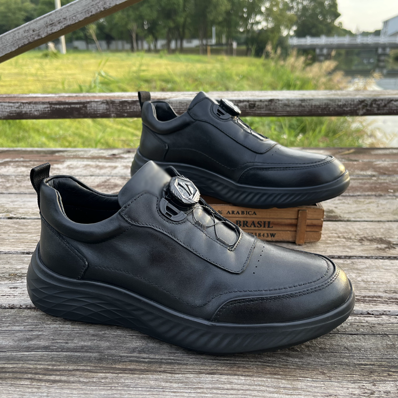 撤柜清仓新款男鞋牛皮商务休闲运动男士皮鞋轻便弹软旋转自动扣潮,流行男鞋,时尚休闲鞋,淘宝优惠券,粉丝福利购,淘宝优惠卷