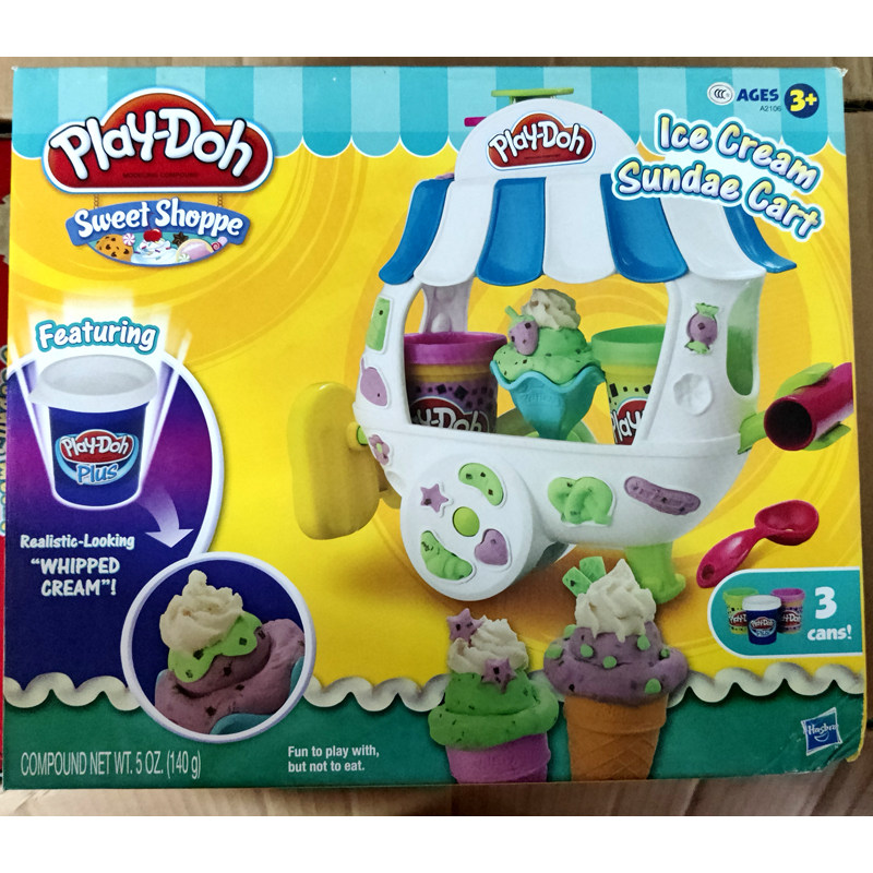 培乐多 Play-Doh 冰激凌车套装 儿童彩泥工具套装