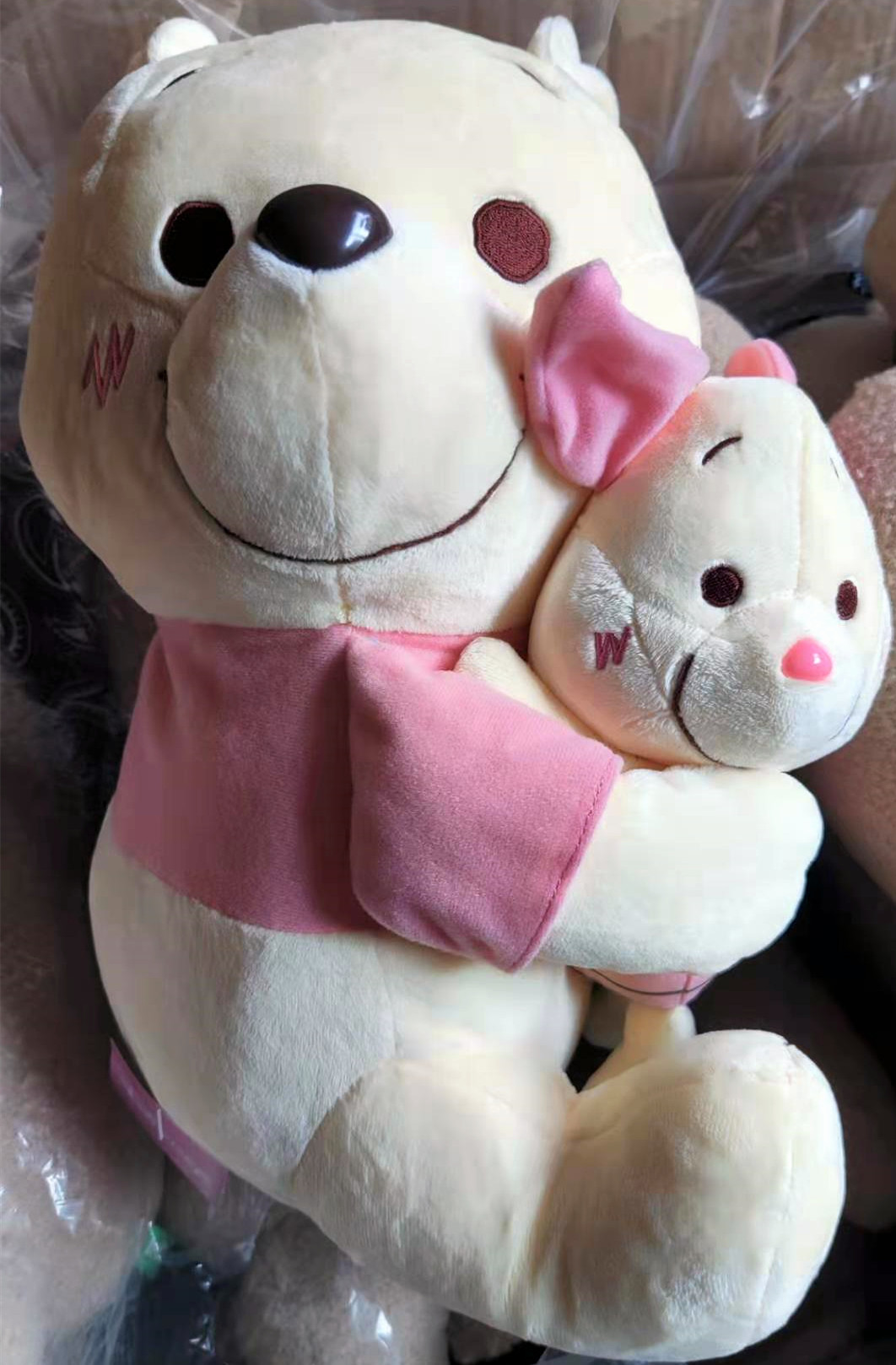 皮杰猪粉色毛绒玩偶公仔景品现货