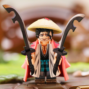 中国积木死神八番队队长京乐春水花天狂骨动漫拼装人仔第三方MOC