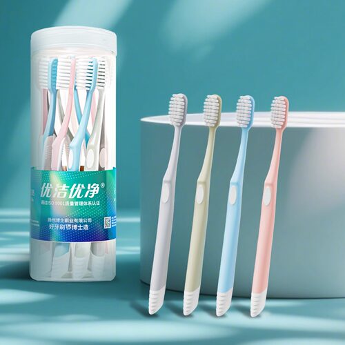 马卡龙小头软毛细毛牙刷88vip2元家庭装便旅行便携圆桶10支装