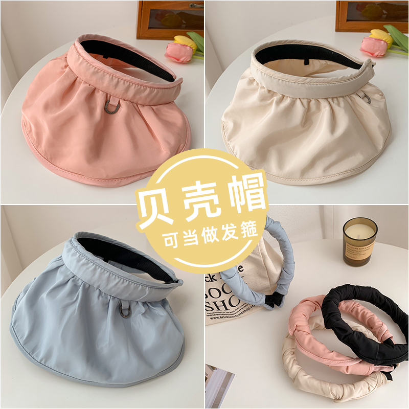 儿童防晒帽女童夏季太阳帽大帽檐空顶可折叠薄款海边沙滩遮阳帽女|ruв категории Детская одежда, шляпа/шарф/маска/перчатки/наушники/ноги рукав, шляпа - от Buy2taobao.com для оказания профессиональной услуги покупки агента Taobao
