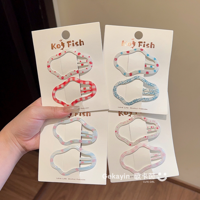 儿童多巴胺云朵发夹前额侧边夹