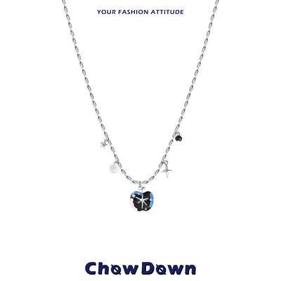 CHOWDOWN星芒苹果锁骨链