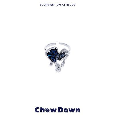 CHOWDOWN时尚个性勇敢之心戒指