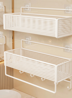 免打孔卫生间置物架浴室洗手间厕所壁挂架子挂墙洗漱台宿舍收纳架