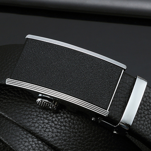 腰带商务 真皮纯自动扣牛皮年轻人潮流裤 头层牛皮男士 皮带2024新款