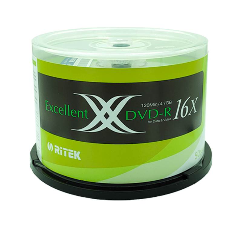 铼德(RITEK) 台产X系列 DVD-R 16速4.7G 空白光盘光碟/刻录光盘/d