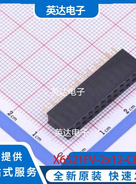 X6521FV-2x12-C85D32 插件,P=2.54mm 原装正品