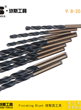 波斯工具 直柄麻花钻头打孔钻头9.8-20mm BS532098 532010 532012