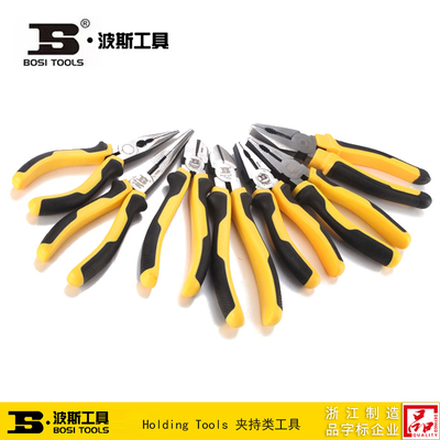 波斯工具 精品钢丝弯嘴扁嘴尖嘴斜嘴剥线钳 BS191208 BS191226