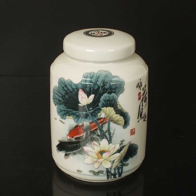 中药膏方陶瓷罐蜂蜜药粉茶叶密封储物罐化妆品分装瓶膏霜罐乳液瓶